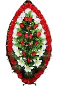 Венок 125 Скорбь (красный)