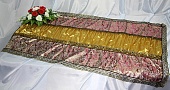Покрывало комбинированное "ПАРЧА" парча БОРДО